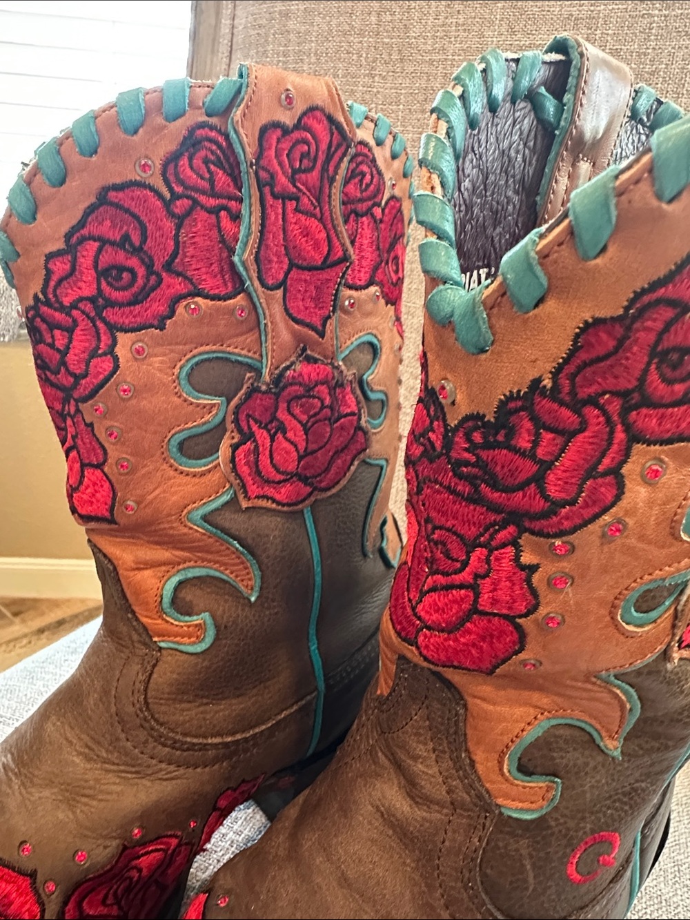 Ariat women’s Rodeo Rosita western boots Quincy Collection. Size 9.5 - Picture 15 of 17